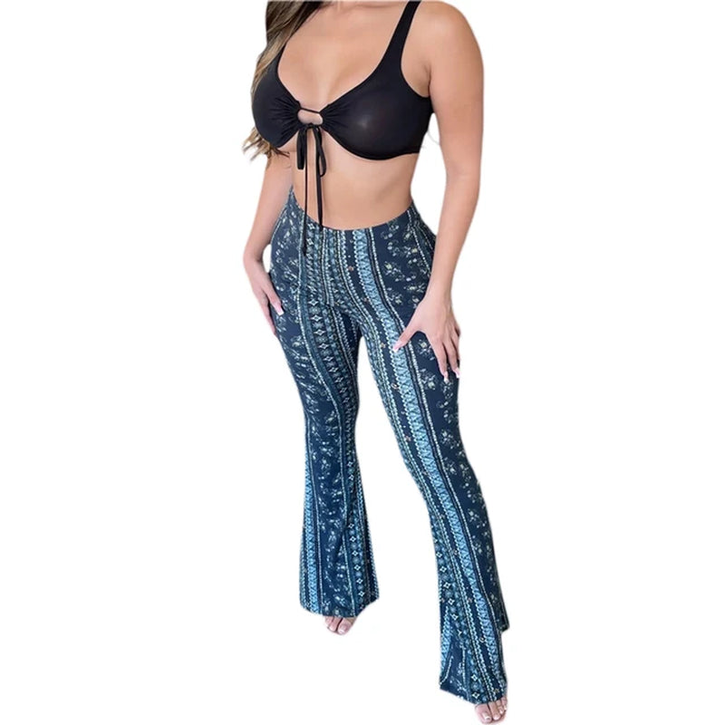 High Waist Hot Pants - Cerise/patterned - Ladies